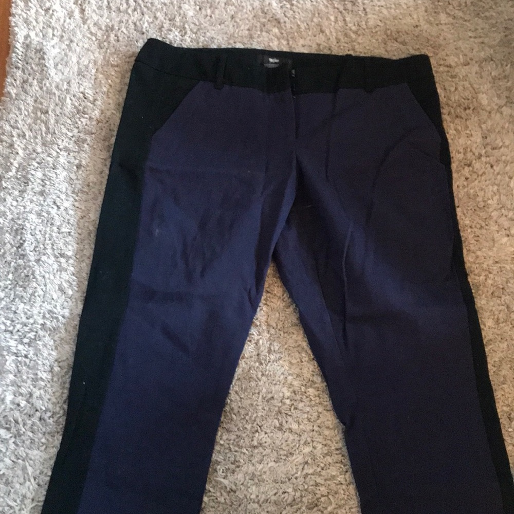 Black and black work pants